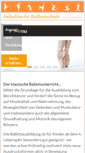 Mobile Screenshot of anhaltische-ballettschule.de